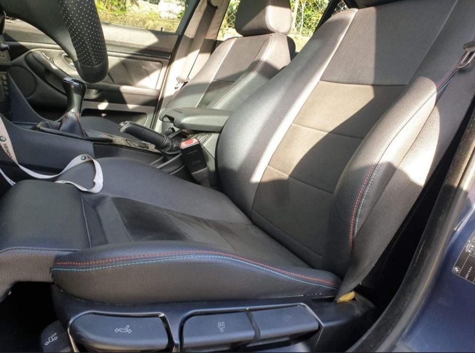 Bancos Bmw E39 Pack M Personalizados Alcântara e Pele Preta Novos