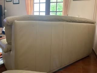 Sofa em pele 3 lugares muito confortaveL