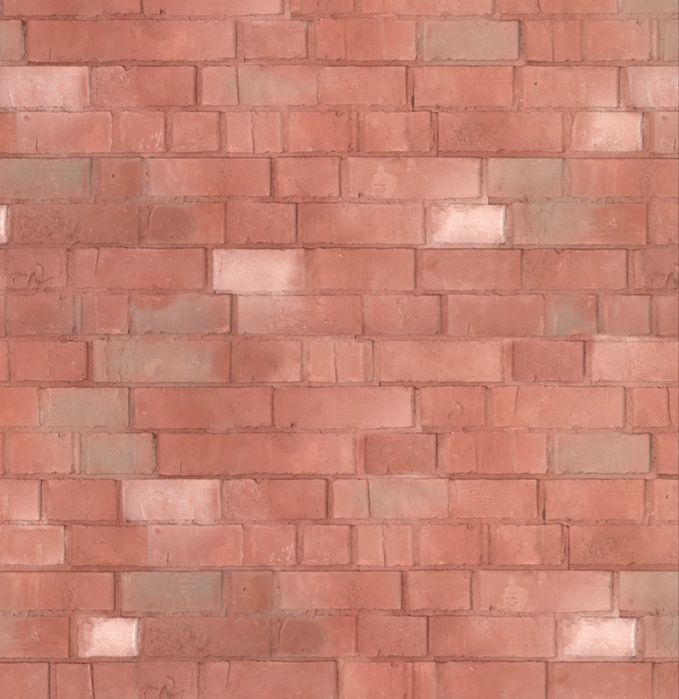 Cegła ozdobna z gipsu  czerwona retro brick