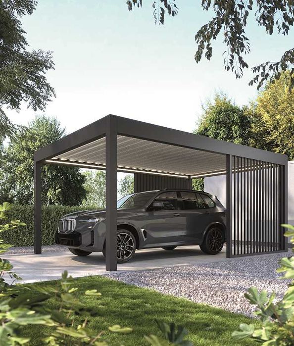 Carport Pinela Premium | Wiata Aluminiowa | Wolnostojąca i Przyścienna | Montaż