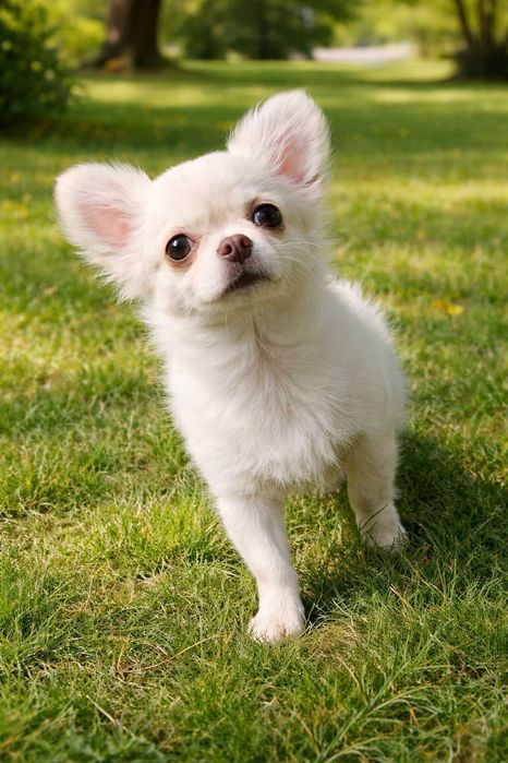 Malutki długowłosy chłopiec Chihuahua ZKwP FCI