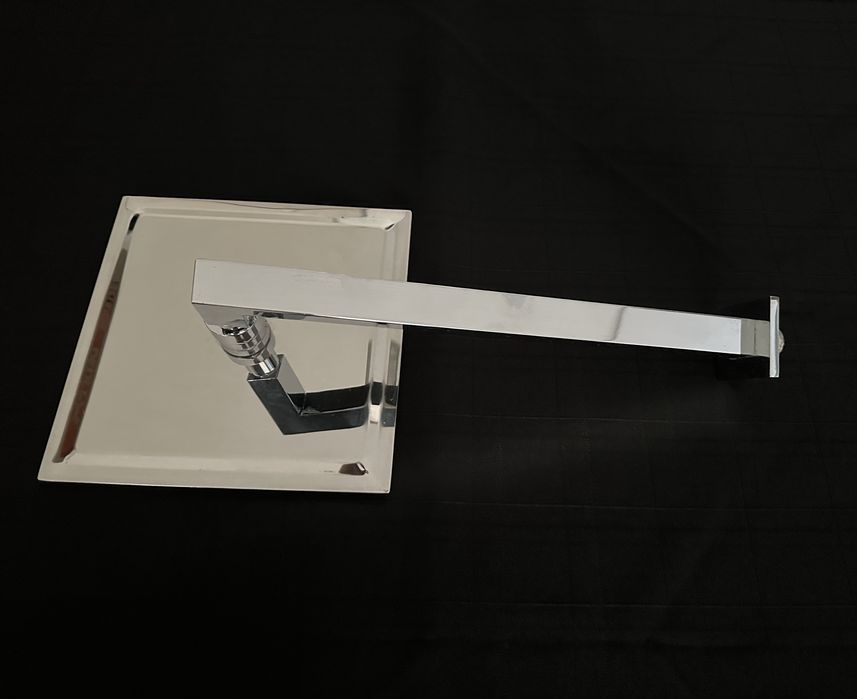 Chuveiro UBANHO aço inox articulável + braço de parede