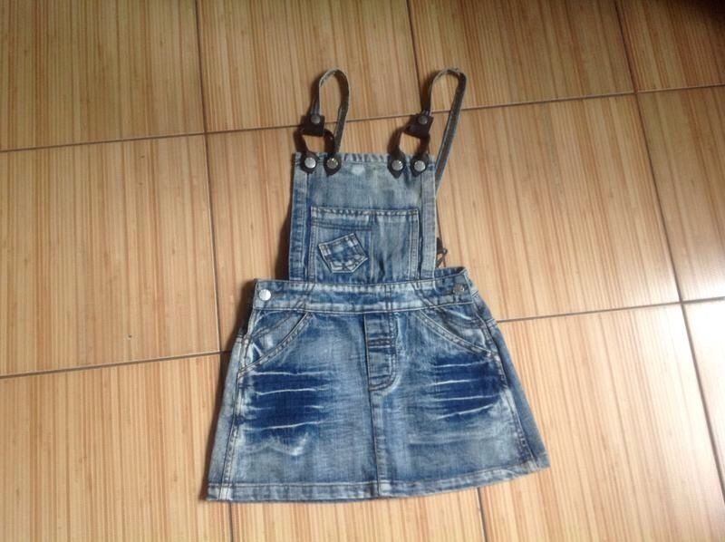 Комбинезон джинсовый