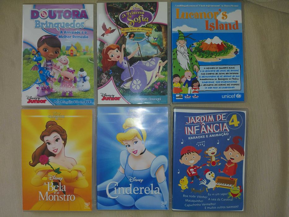 DVDs infantis Clássicos
