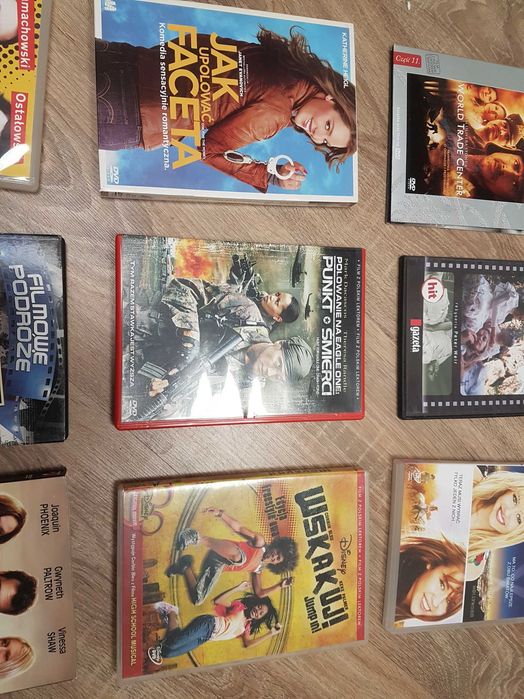 Filmy DVD - 9 szt.