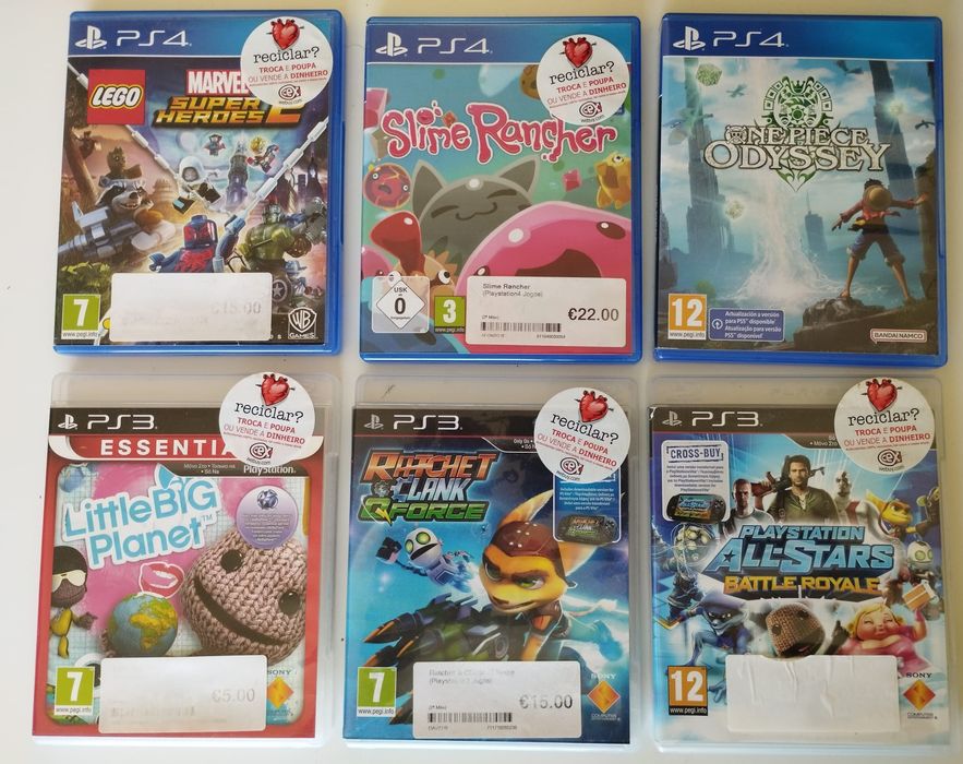Vendo jogos baratos do Playstation 3 e 4