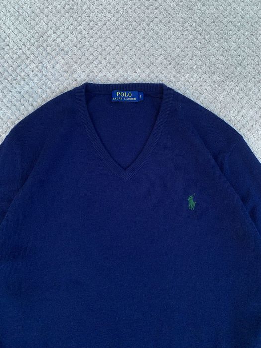 Polo Ralph Lauren Pullover 100% Wool (Merino) Size:L Светр кофта