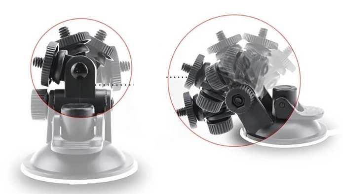 PRZYSSAWKA statyw uchwyt na szybę XIAOMI YI 2 4K gwint 1/4 cala