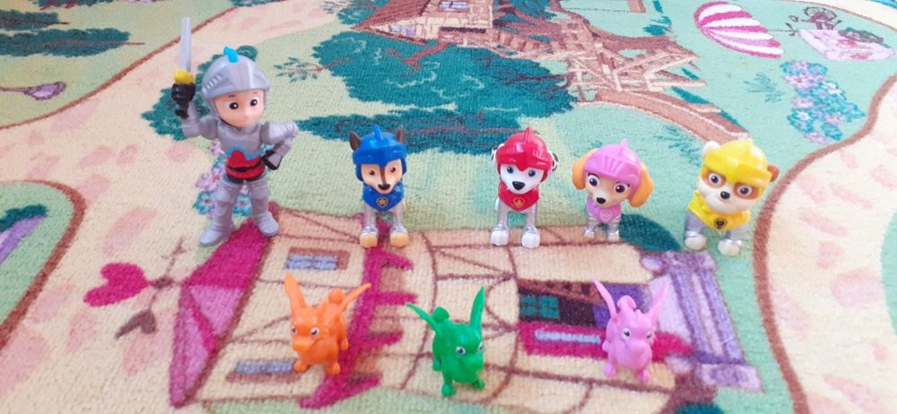 Figurki rycerskie Psi Patrol-zestaw