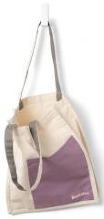 Bookaroo Torba bawełniana Aubergine&Cream oprawa: folia
