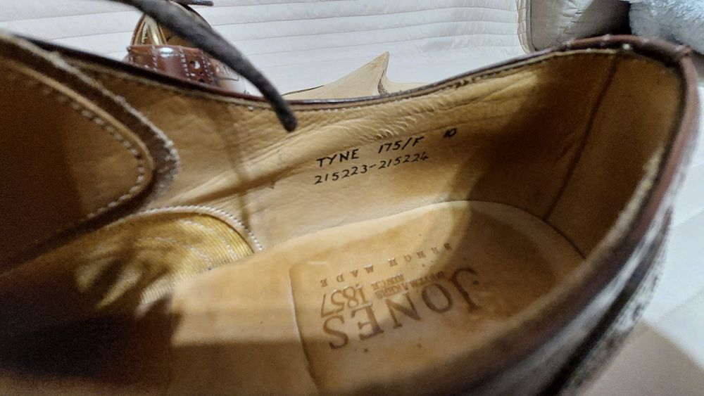 Кожанные оксфорды Jones Bootmaker (обувь,кроссовки,джинсы,одежда,ботин