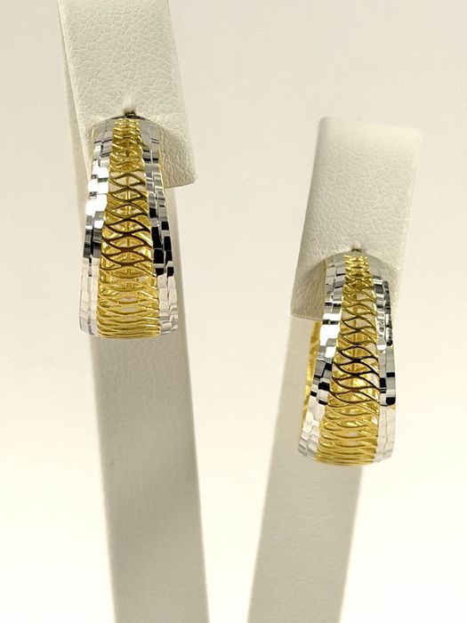 Złote kolczyki 2 cm