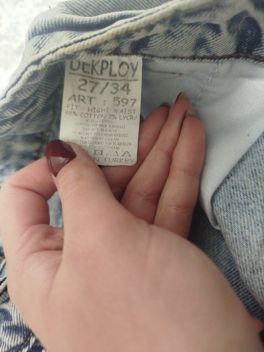 шорти джинсові сині