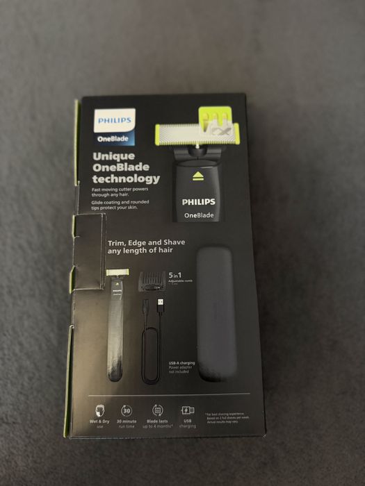 Philips OneBlade QP1424/65 (Black Limited Edition) з чохлом