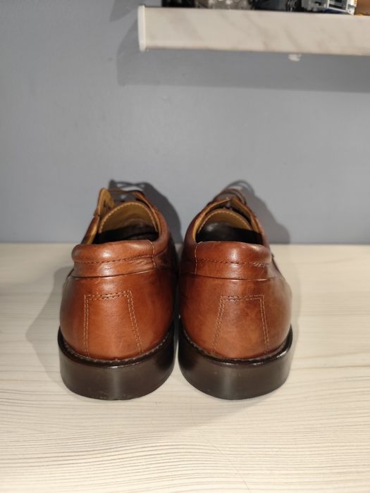 Eleganckie skórzane mokasyny męskie 40 1/2