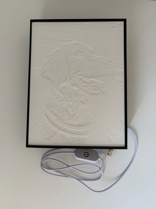 Quadro Personalizado com Foto e Luz LED – Impressão 3D