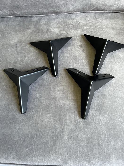 Metalowe nogi do szafki nocnej 4 szt