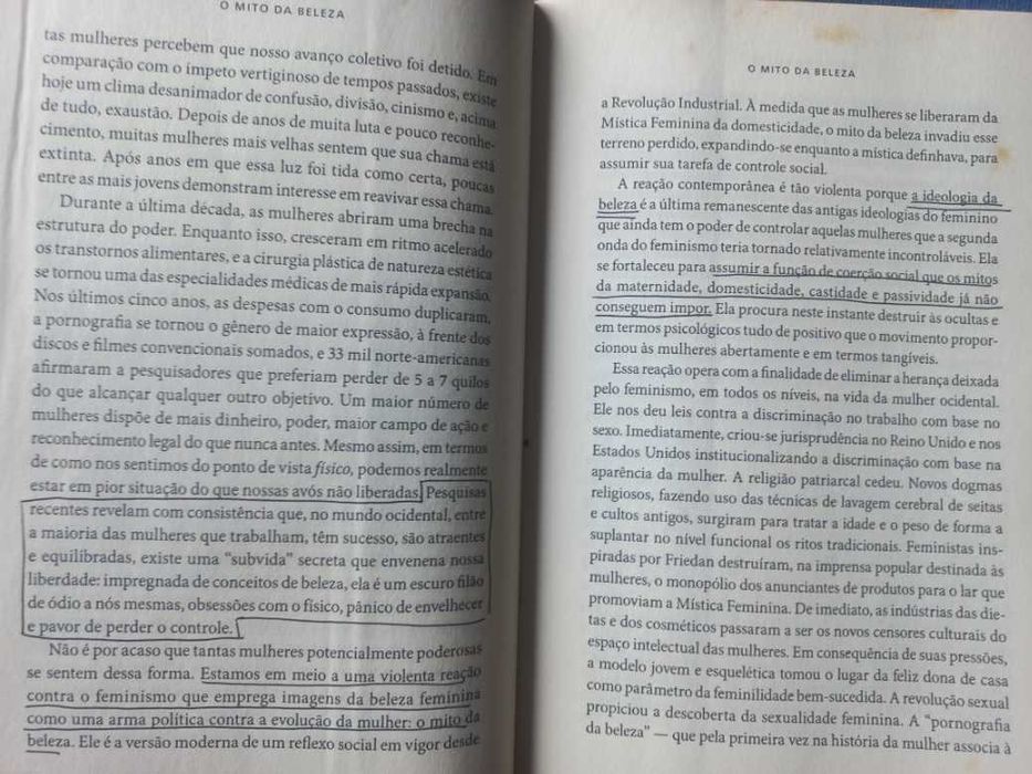 O Mito da Beleza; Como as imagens de beleza são usadas contra as mulheres - Naomi Wolf