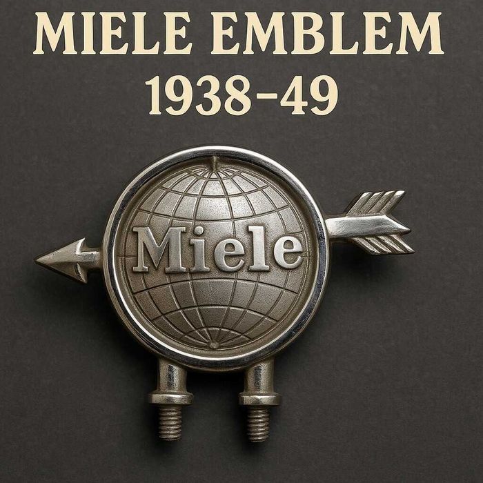 Stary emblemat znaczek rowerowy MIELE unikat