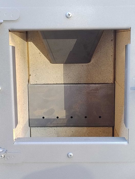 SOLIDNY Piec kominek szamotowy stalowy koza EKON EKOPROJEKT 8kW