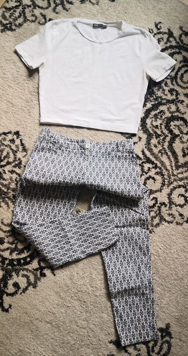Spodnie bluzka Zara S 36
