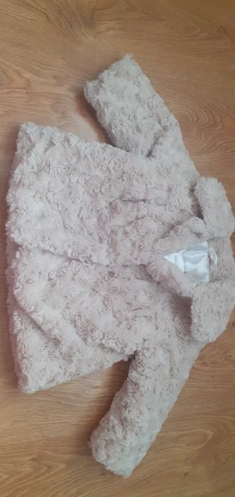 Kurtka Futro 9-12 miesięcy M&Co