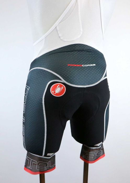 Castelli Rosso Corsa spodenki kolarskie bib szorty rowerowe S