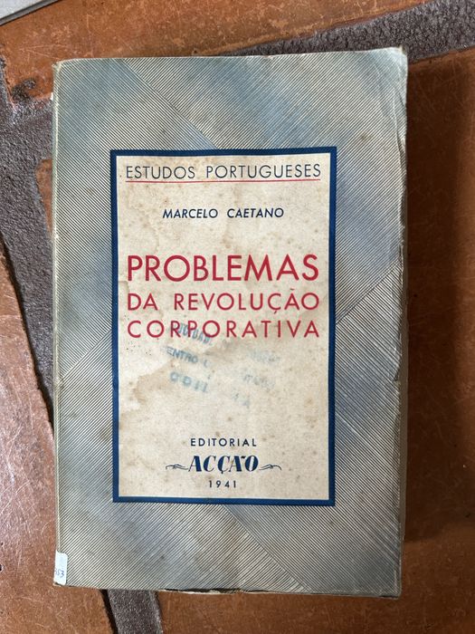 Lote livros raros de Marcelo ou Marcello Caetano