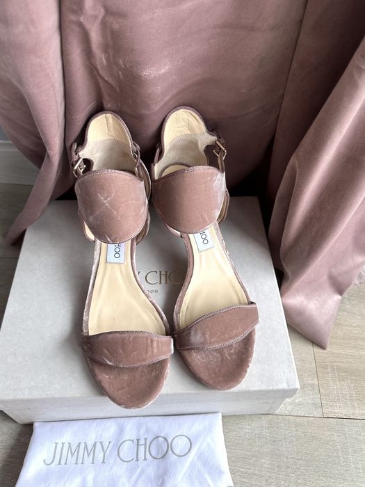 Jimmy choo босоніжки hermes велюрові