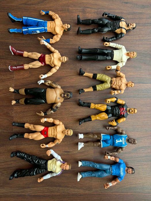 wwe ringue wrestling figuras masters universe cintos campeao bonecos mattel