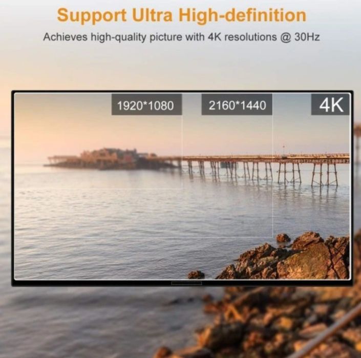 ++ Przełącznik HDMI TESmart KVM Switch UltraHD 4K 4x4Matrix 3D pilot++