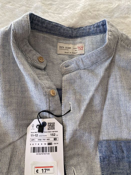 Рубашка льон Zara