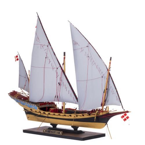 Navio de guerra modelo 'Le Chebec'