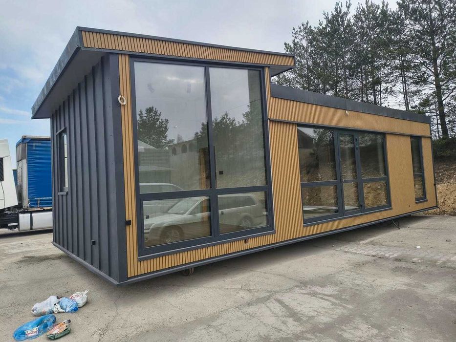Dom domek modułowy mobilny przenośny na ramie 60m-12*5*4