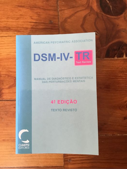 DSM IV manual de diagnostico e estatistica das perturbações mentais
