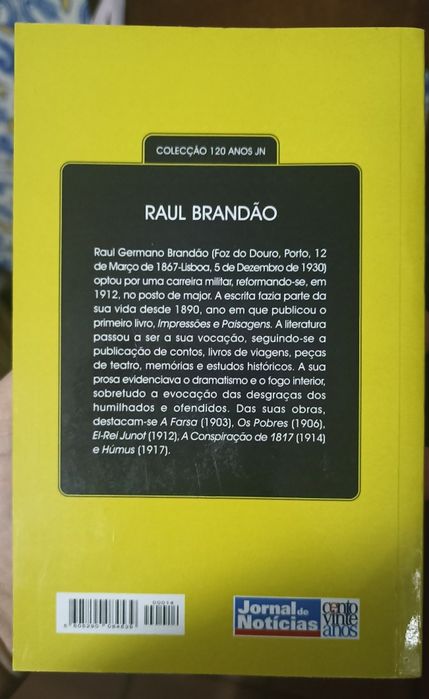 Livro Húmus - Raul Brandão