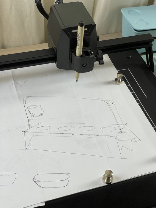 Ploter CNC rysujący / tnący / grawerujący