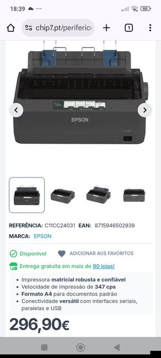 Impressora Epson Lx-350