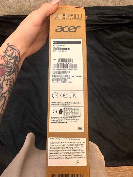 Ноутбук Acer aspire 3