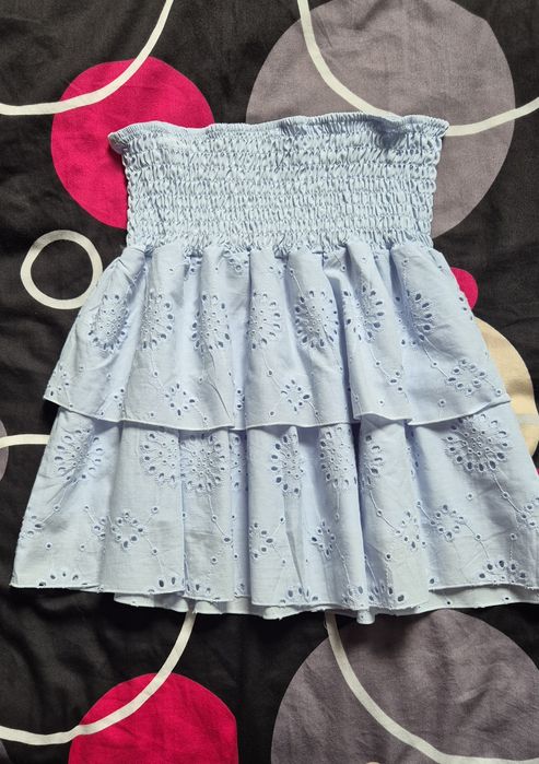 Spodniczka baby blue nowa