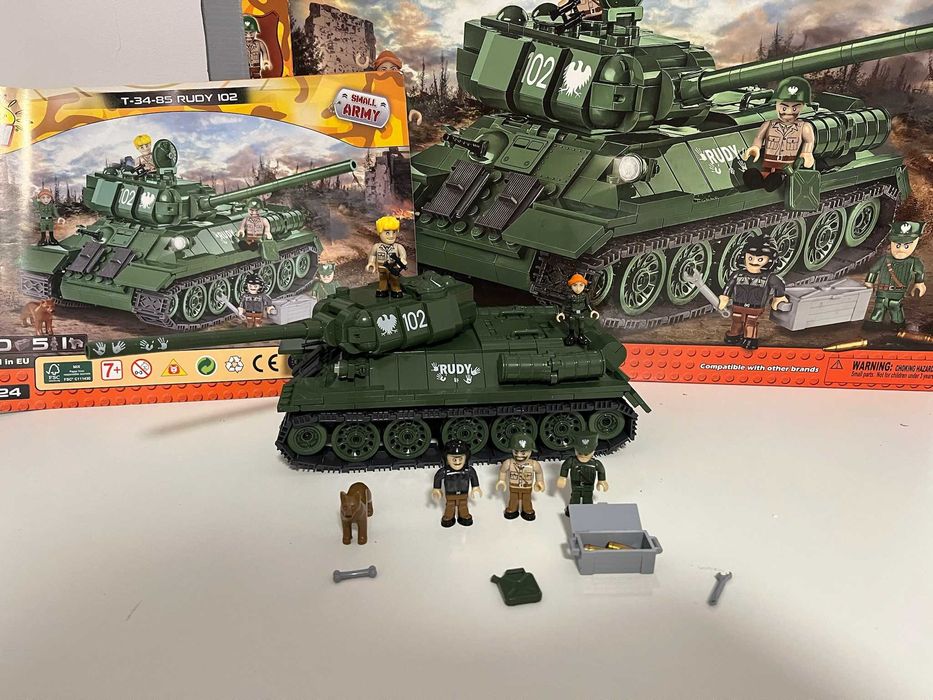 COBI 2524 T-34-85 Rudy 102 Limited Edition, pudełko i instrukcja