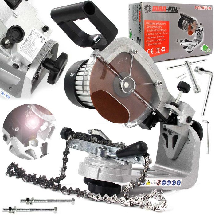 Ostrzałka do łańcuchów 160W Mar-Pol M79104 NOWA