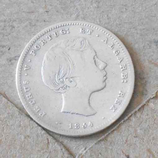 Portugal 200 REIS 1854 - olx X11186
