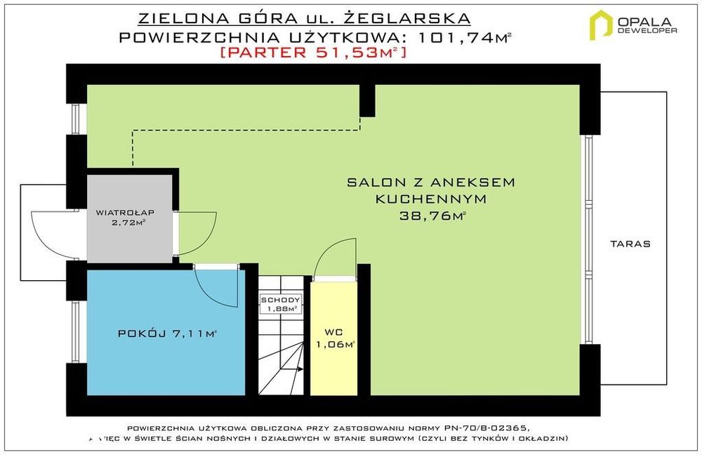 Zielona Góra Apartamenty Żeglarska 101,74 m2