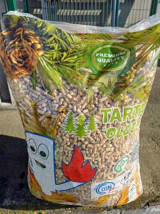 Pellet Drzewny Olczyk A1 6mm Paleta 975kg Dostawa na terenie całego kraju