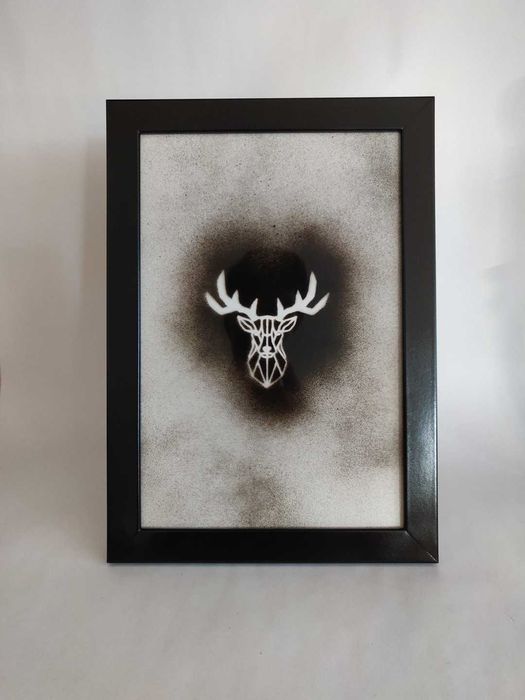 Quadro stencil, feito por mim