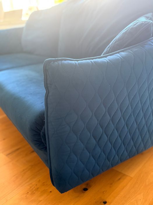 Sofa rozkładana duże poduszki