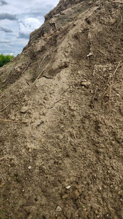 Ziemia – z wykopów, z frakcjami mineralnymi i organicznymi