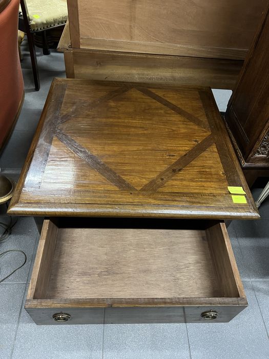 Dębowy Stolik kwadratowy z szuflladą/Raty