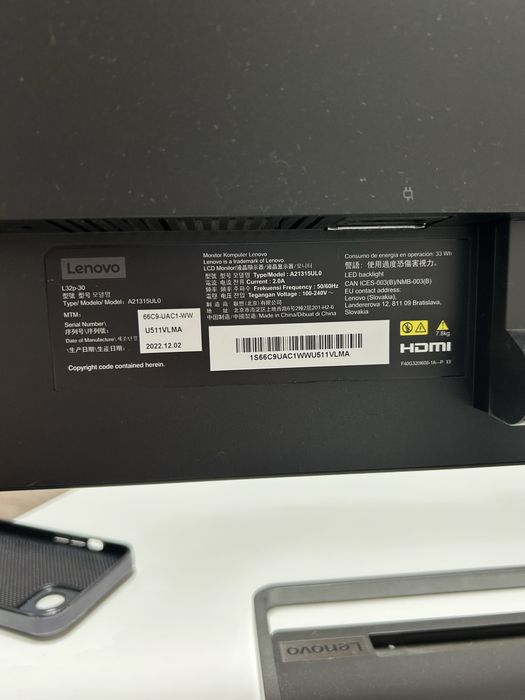Монитор Lenovo L32p‑30
